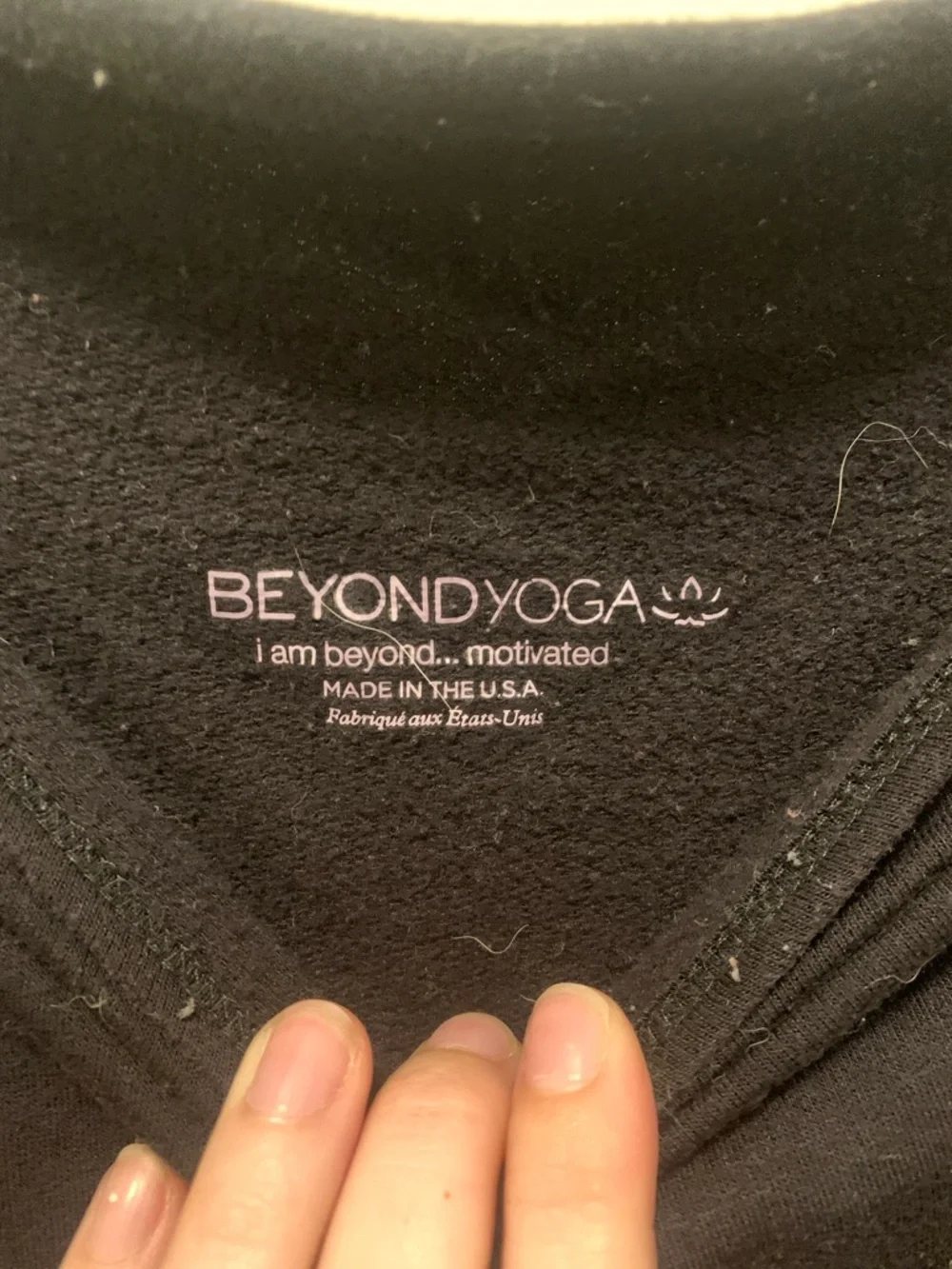 Beyond Yoga Black Off-Shoulder Sweater - Picture 3 of 6